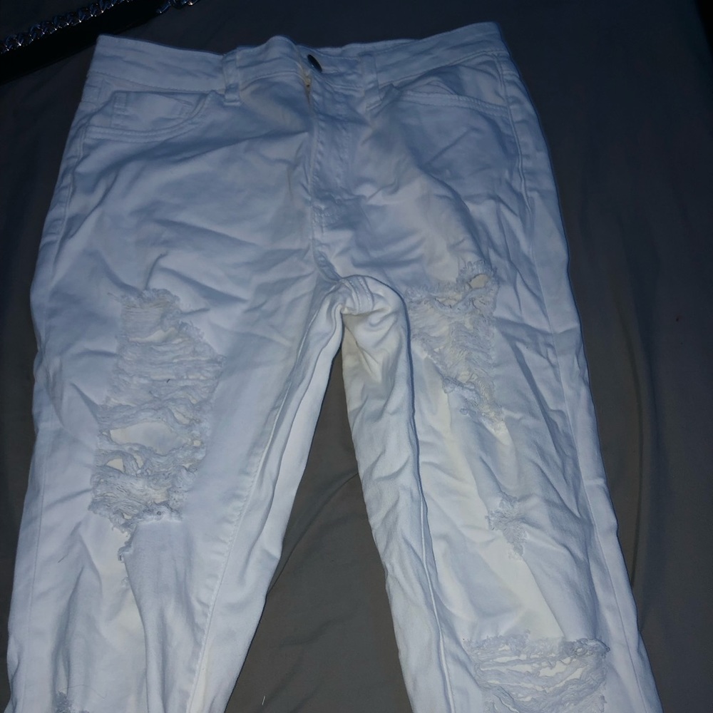 Fashionnova Trust issues distressed jeans